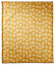 Yellow Rooster Pattern Fleece Blanket