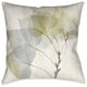 Laural Home Smoky X-Ray Leaves 18" X 18" Indoor Decorative Pillow