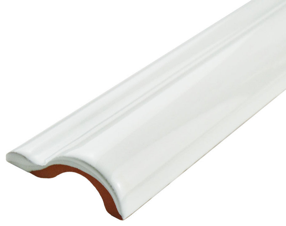 Santorini London Blanco Ceramic Wall Trim