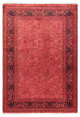 Fine Vibrance, One-of-a-Kind Hand-Knotted Area Rug Pink, 4'2"x5'10"