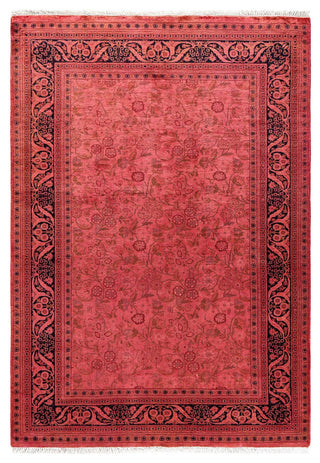 Fine Vibrance, One-of-a-Kind Hand-Knotted Area Rug Pink, 4'2"x5'10"