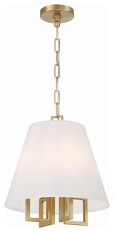 Libby Langdon for Crystorama Westwood 4-Light Vibrant Gold Mini Chandelier