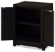 Elmwood Chinese Ming Vanity Cabinet, Black, Without Bowl and Faucet