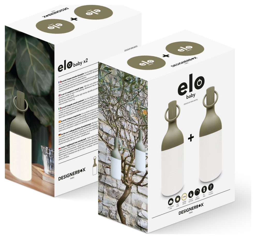 ELO Baby Duo LED Portable Table Lamps