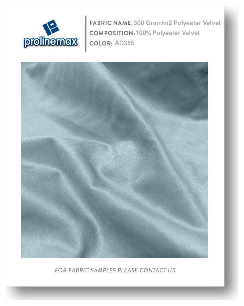 STYLE V6 Full Velvet ContrastPipe Indoor Daybed Bolster Pillow |COVER ONLY|AD355