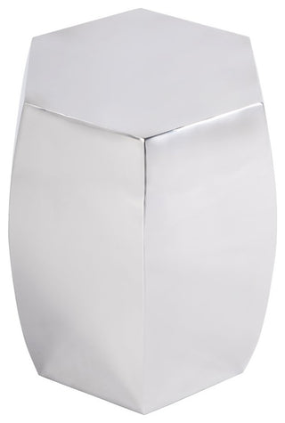 Carter Side Table, Silver