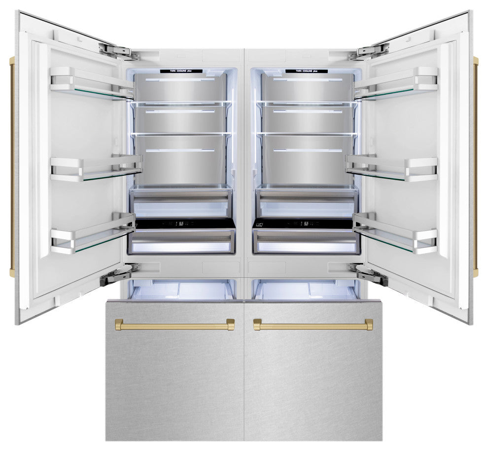 Refrigerator With Internal Water and Ice Dispenser, Durasnow RBIVZ-SN-60-CB