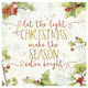 "Christmas Sentiments II" Digital Paper Print by Katie Pertiet, 26"x26"