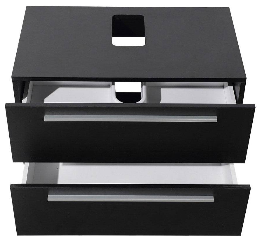 Fresca FCB8080BW Medio 32" Black Modern Bathroom Cabinet