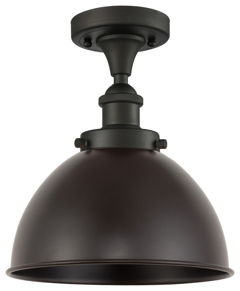 Ballston Urban Semi-Flush Mount, Oil Rubbed Bronze, LED
