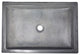 Eden Bath EB_N008DG 22-in. Shallow Wave Concrete Vessel Sink - Dark Gray