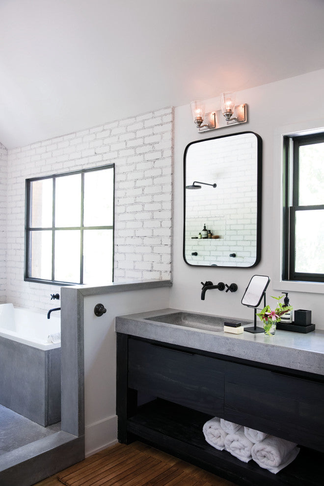 Hinkley Jackson Two Light Vanity, Brushed Nickel