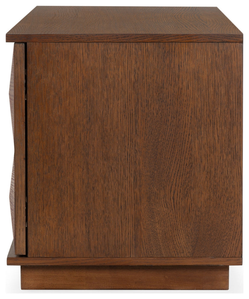 Safavieh Couture Patty 4 Door Wood Media Stand, Walnut
