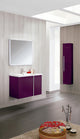 Royo Onix Collection Bathroom Vanity with Sink, Tech Aubergine, 24" 2 Doors