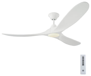 Maverick 3 Blade Outdoor Ceiling Fan Matte White Matte White 60.00 Matte White
