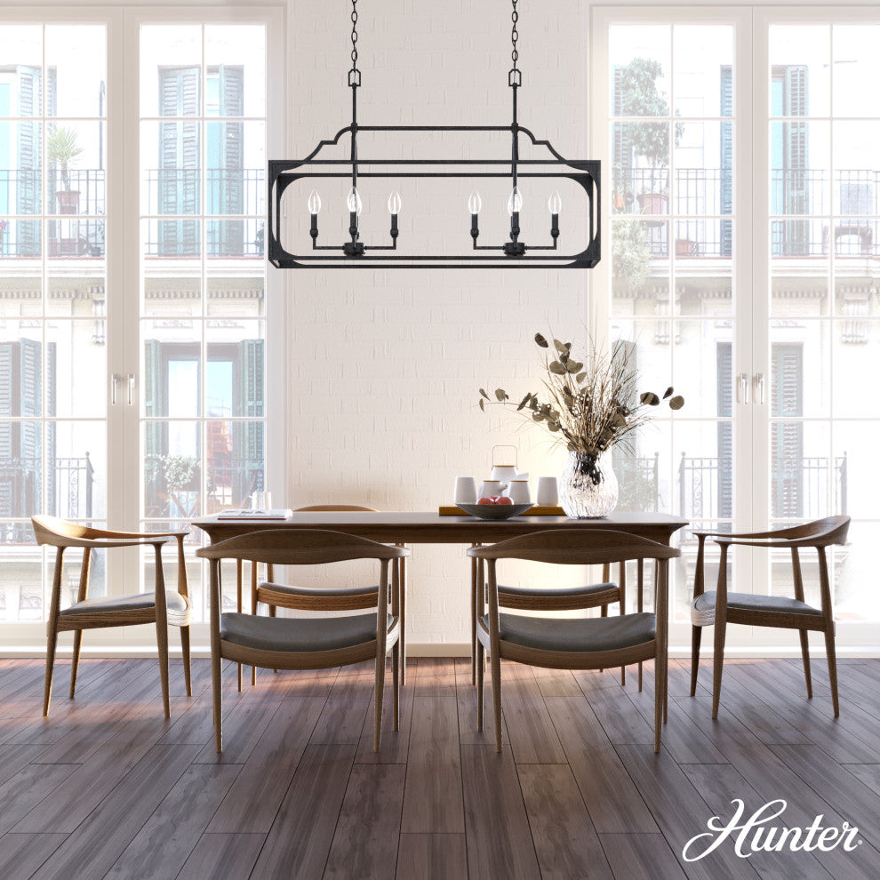 Highland Hill Rustic Iron 8 Light Chandelier Ceiling Light Fixture