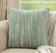 Throw Pillow With Striped Woven Design, 20"x20", Cover Only