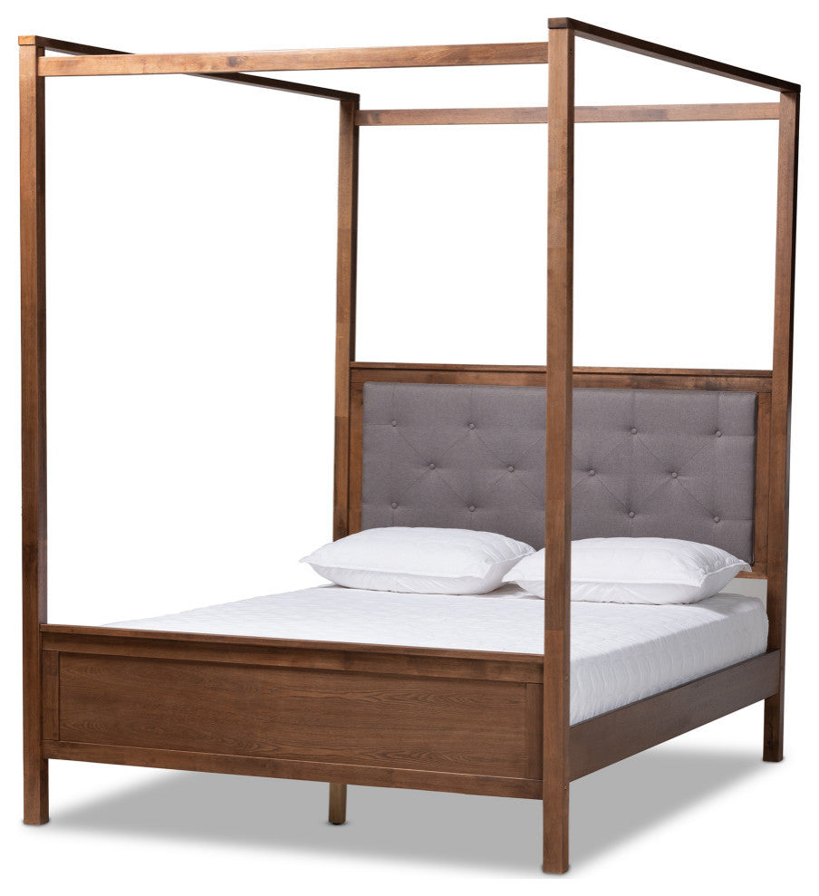 Inglott Modern Farmhouse Canopy Bed