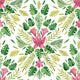 Green & Pink Green Cat Coquillette Tropical Peel & Stick Wallpaper