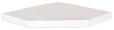 Chicago Wall Floating Corner Shelf, White