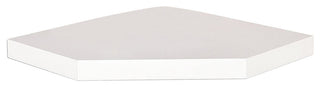 Chicago Wall Floating Corner Shelf, White
