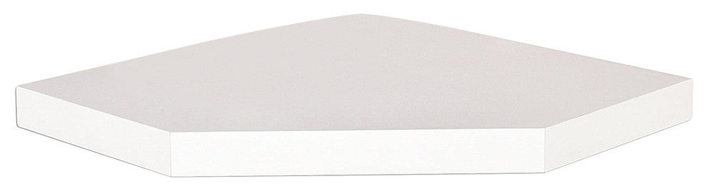 Chicago Wall Floating Corner Shelf, White