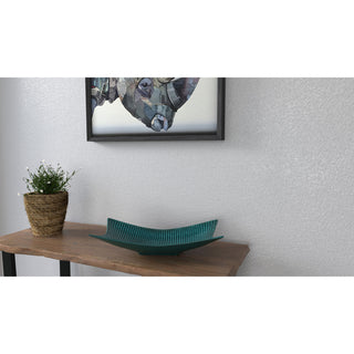 Amalyn Ceramic Tray, Teal