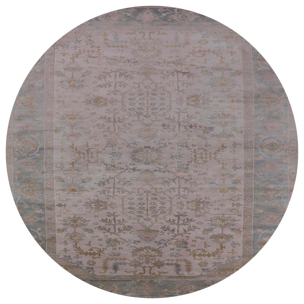 Ahgly Company Indoor Round Mid-Century Modern Area Rugs, 5' Round