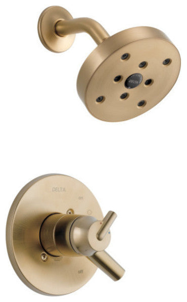 Delta Trinsic Monitor 17 Series H2Okinetic Shower Trim, Champagne Bronze