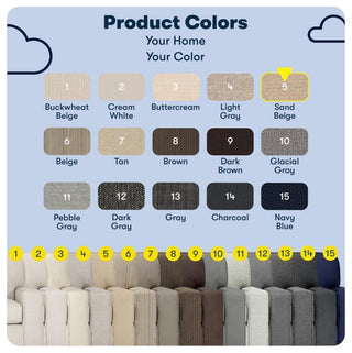 Serta Palisades 73" Track Arm Sofa with Removable Covers Sand Beige