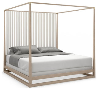 Pinstripe Light Bed Queen