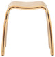 U-Bamboo Contemporary Side Table, Natural Bamboo
