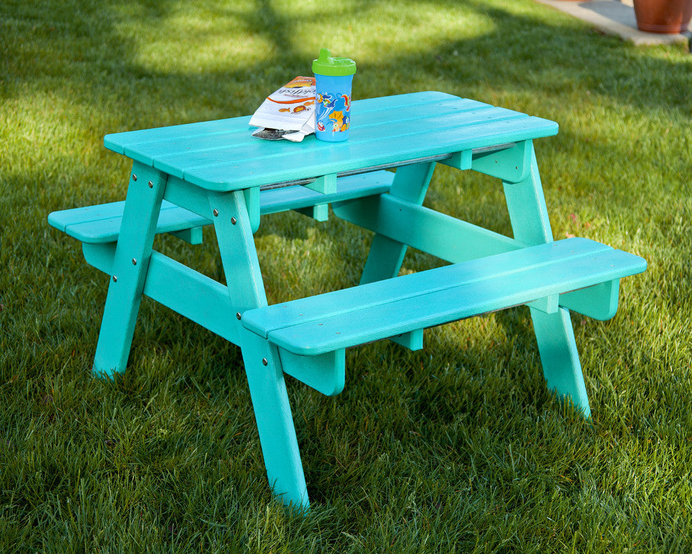Polywood Kids Picnic Table, Aruba