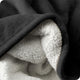 Fleece Sherpa Blanket, Black, Twin/Twin XL