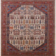 Ahgly Company Indoor Square Mid-Century Modern Area Rugs, 6' Square