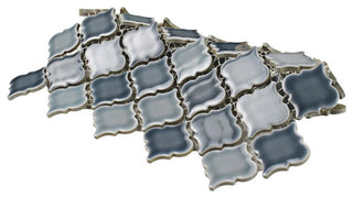 Hudson Tangier Mosaic Floor and Wall Tile, Stillwater