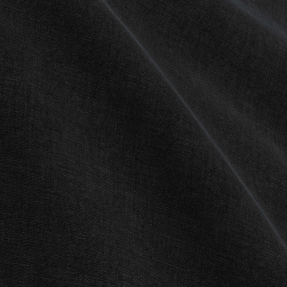 Tufted Sloped Wingback Bed, Nail Trim, Zuma Caviar, Queen