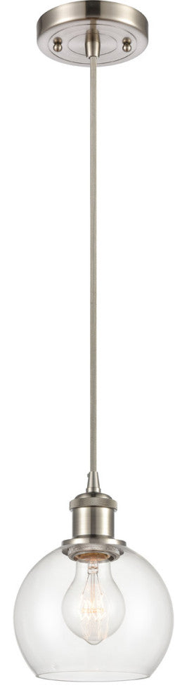 Innovations 516-1P-SN-G122-6 1-Light Mini Pendant, Brushed Satin Nickel