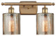 Cobbleskill 2-Light Bath Vanity-Light, Brushed Brass, Mercury