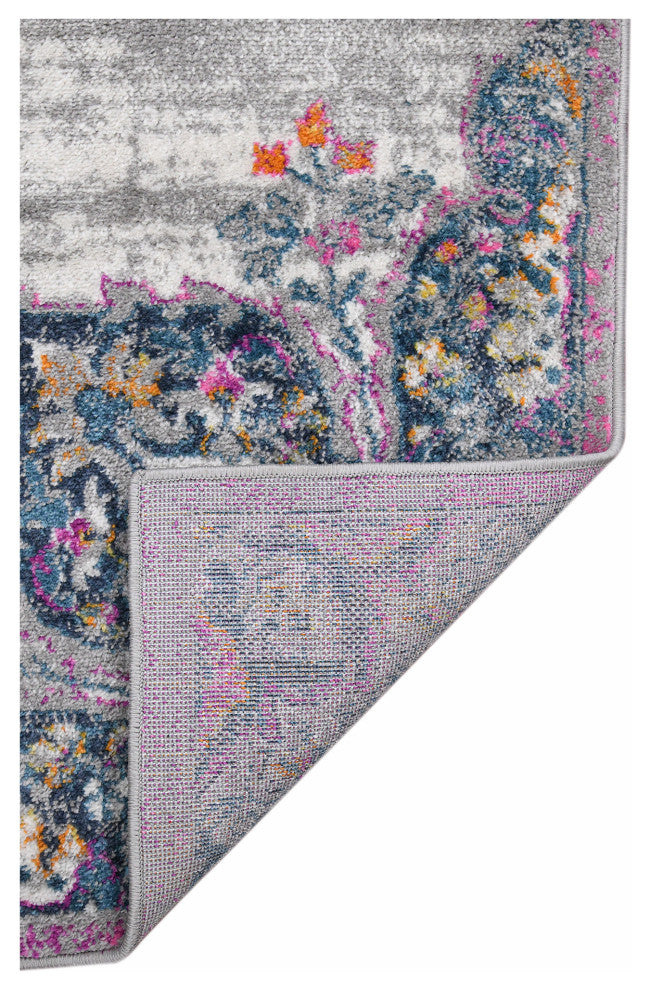 Montana Isabelle Area Rug, Pink, 7'10" x 10'10", Medallion