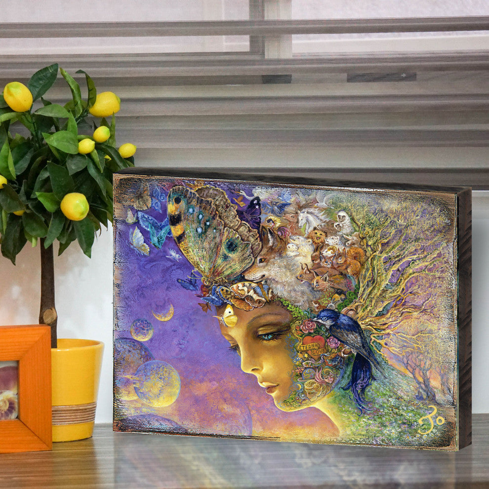 Eternal Love Wall and Table Top Wooden Decor, 48x36