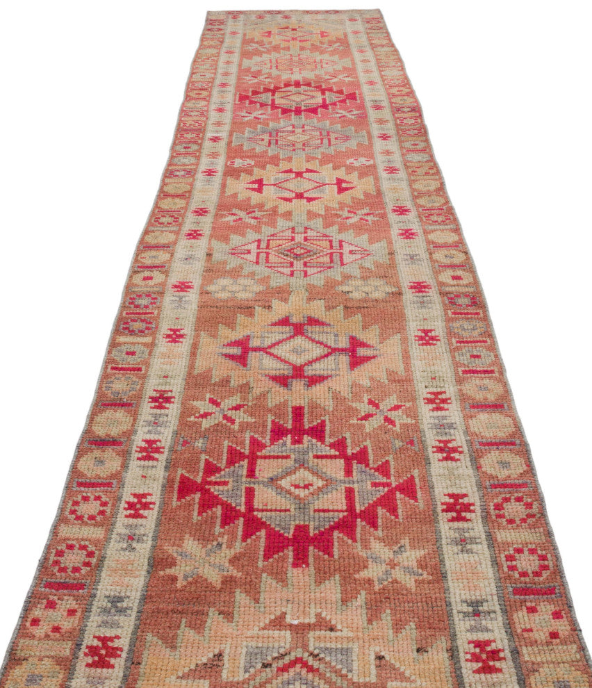 Vintage Turkish Runner Rug - 2' 7" x 13' 5" (31 in. x 161 in.)