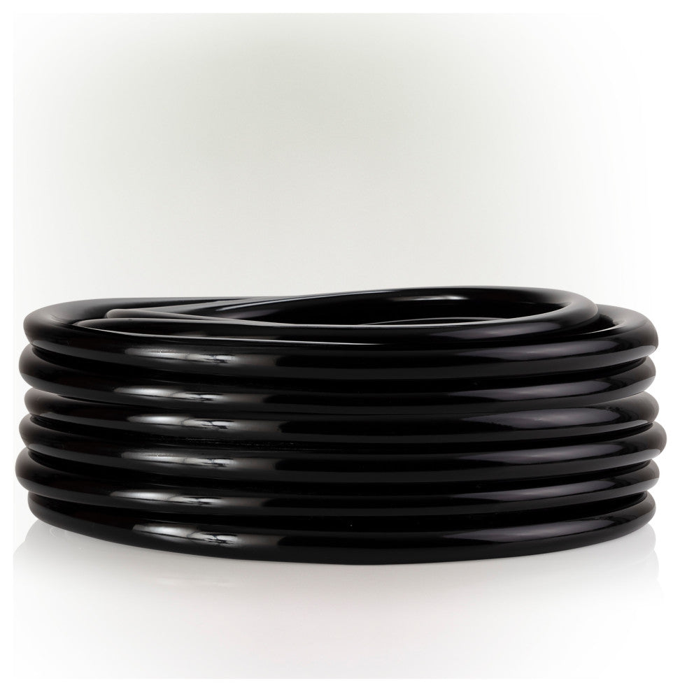 Alpine Wall PVC Black Tubing, 5.12"Tall