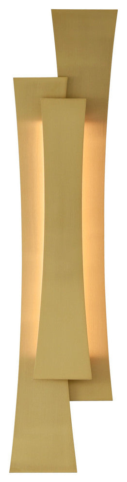 Candora Integrated LED Vanity Light, Brass, 24 Inches