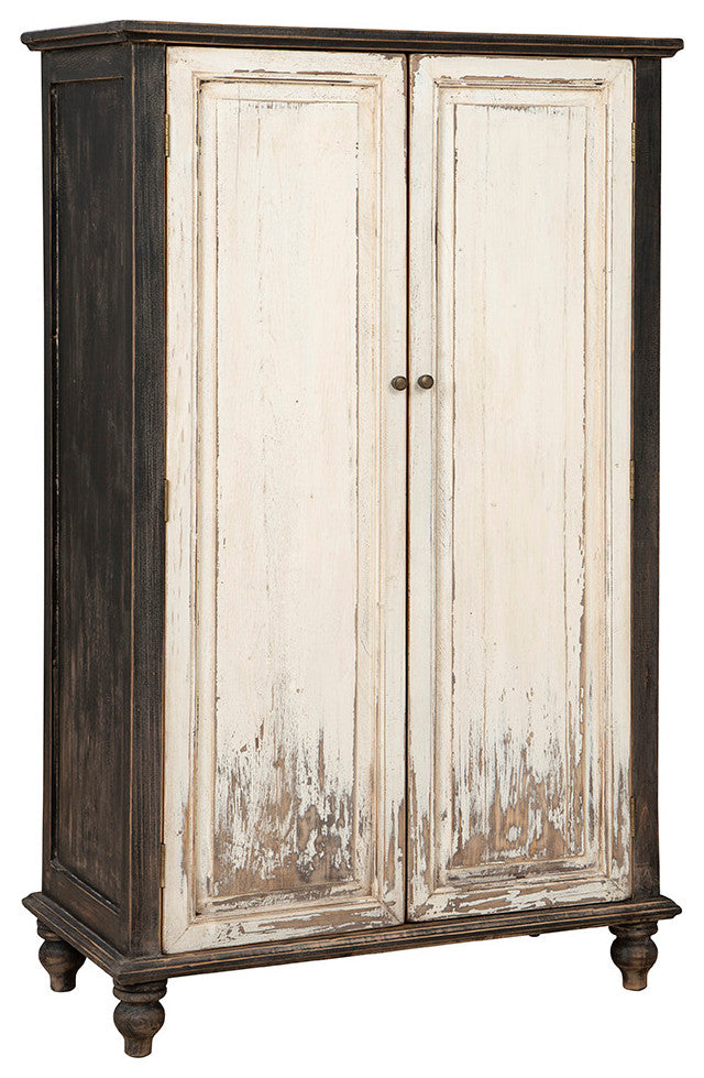 Nagle 59" Tall Storage Cabinet, Black