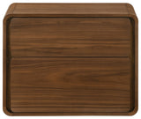 Modrest Dustin Modern Walnut Nightstand