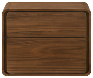 Modrest Dustin Modern Walnut Nightstand