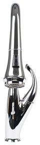 Cosmo Modern Luxury High Arc Pull-Down Tap Mixer Kitchen Faucet, Chrome