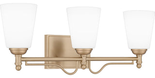 Quoizel ESR8623 Esther 3 Light 23"W Vanity Light - Bronze Gold