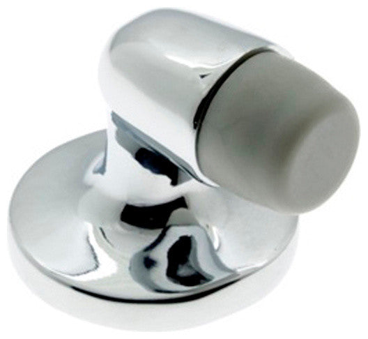 Genuine Solid Brass Mini Stop "Gooseneck", Polished Chrome